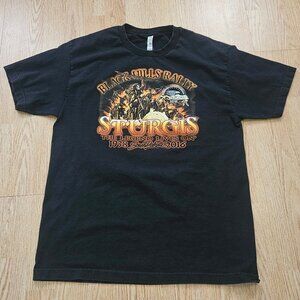 Men's Alstyle Classic 76th Anniversary Sturgis T-Shirt - Black - Large